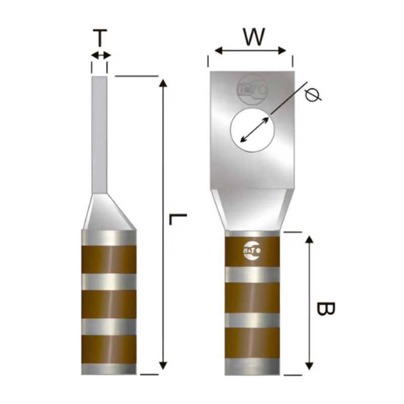 Terminal En Cobre Estañado 500 Kcmil