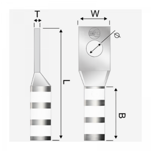 Terminal En Cobre Estañado 1000 Kcmil