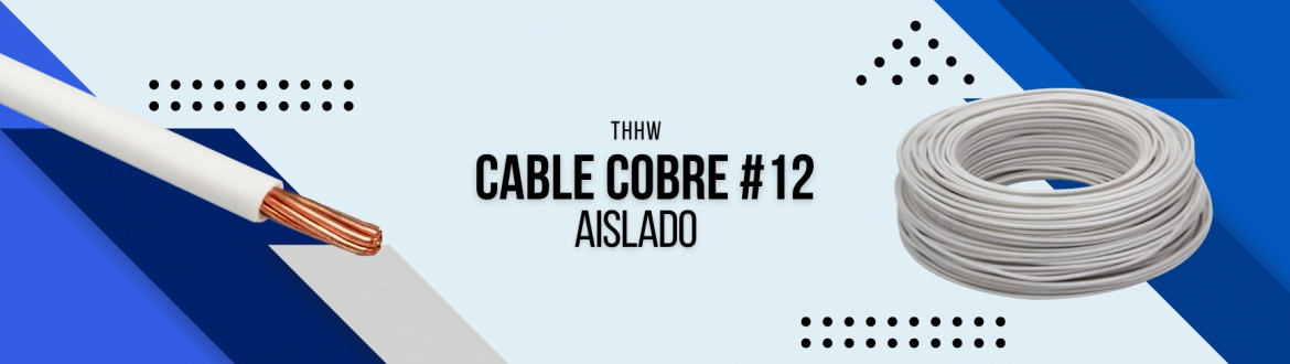 Alambre Aislado N12 Blanco X Rollo