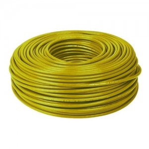 Alambre Aislado N12 Amarillo X Rollo