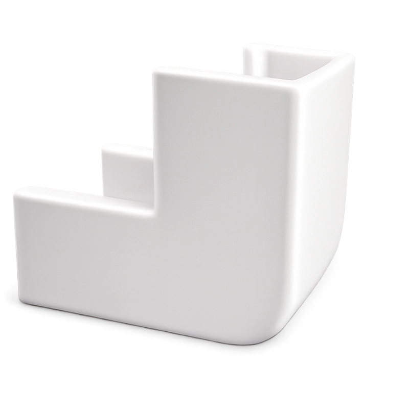 Ángulo plano 60x40 mm