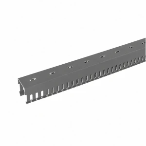 Canaleta Ranurada Gris 25mm x 40mm
