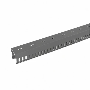 Canaleta Ranurada Gris 60mm x 80mm