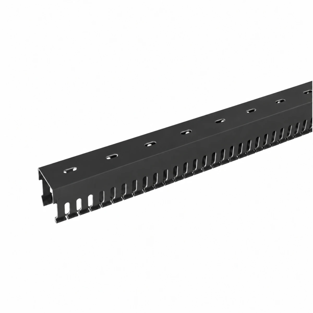 Canaleta Ranurada Negro 60mm x 40mm