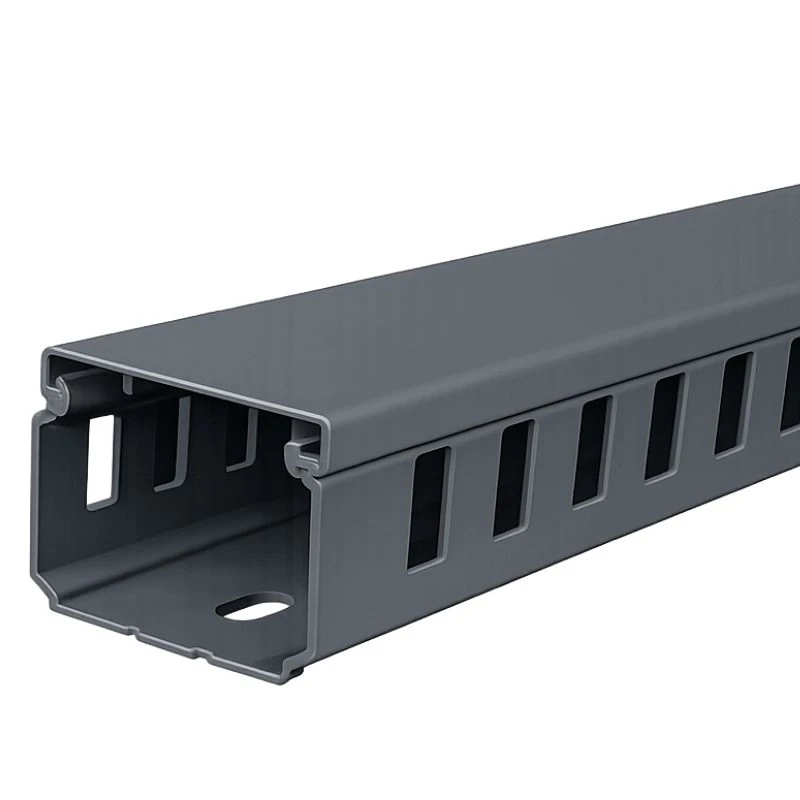 Canaleta Ranurada Negro 60mm x 40mm