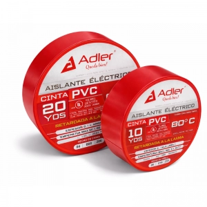 Cinta Aislante PVC - Retardada a la llama / Rojo