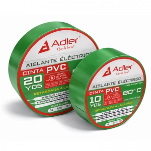 Cinta Aislante PVC - Retardada a la llama / Verde