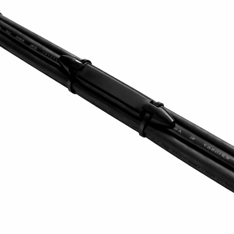 Marcador para multiconductores negro sin impresión