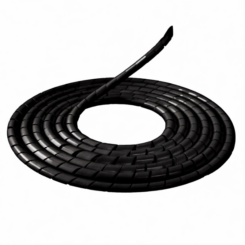 Espiral Plastico / Negro - 6mm