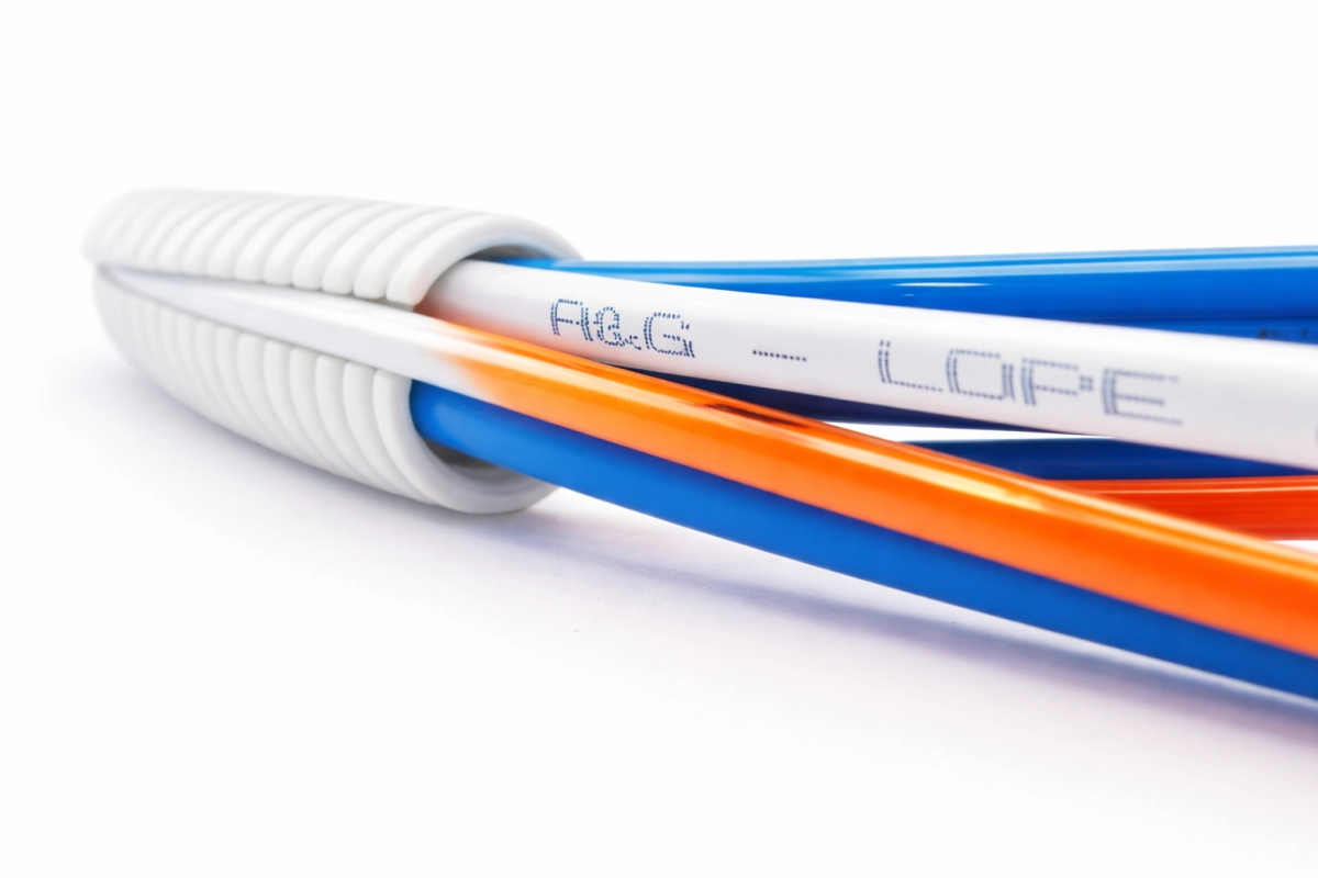 Corazas Polipropileno Blanca Con Retardante a la Llama / 22 - Abierta