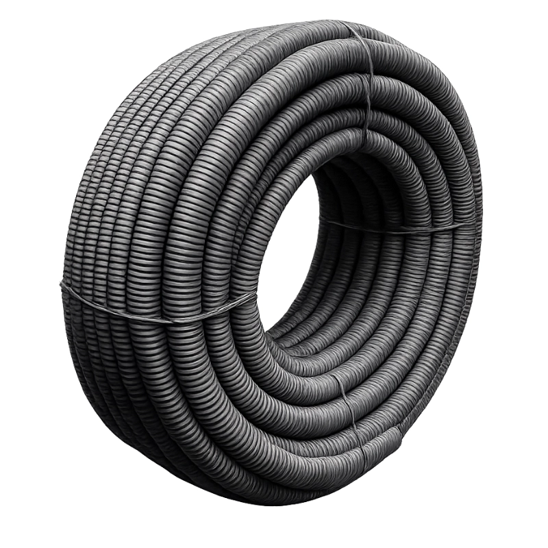 Coraza Uso Eléctrico - Isynylon Libre de Halógeno / Gris (35mm) Cerrada