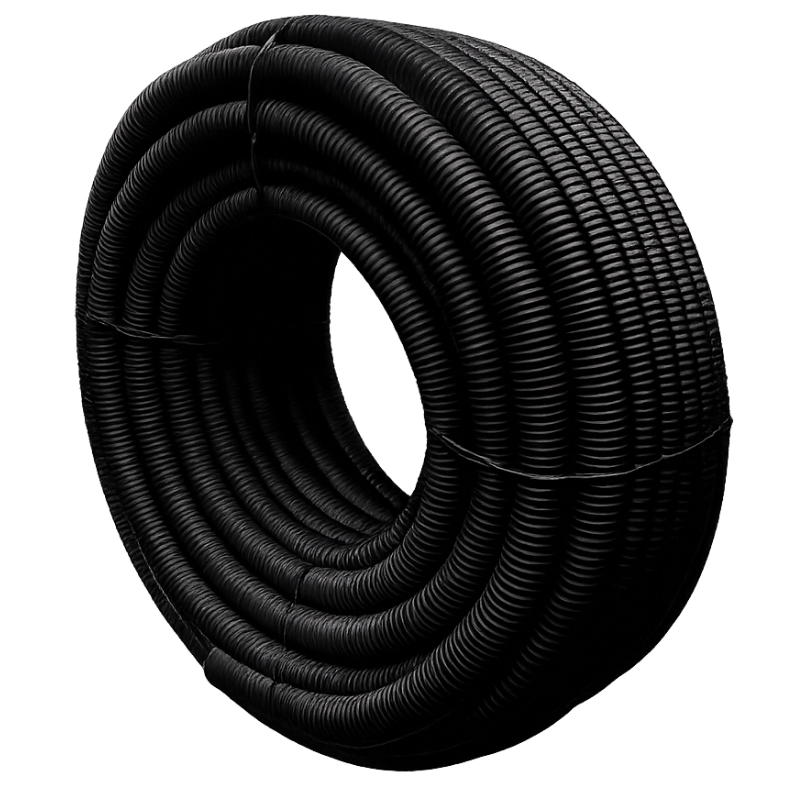 Coraza Uso Eléctrico - Isynylon Libre de Halógeno / Negro (47mm) Cerrada