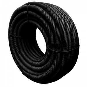 Coraza Uso Eléctrico - Isynylon Libre de Halógeno / Negro (47mm) Cerrada