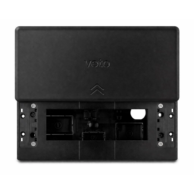 Multitoma de escritorio apertura deslizante / Negro