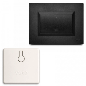 Kit interruptor kinetico simple + mini switch / Negro