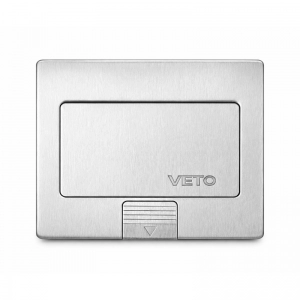 Socket piso / Plateado