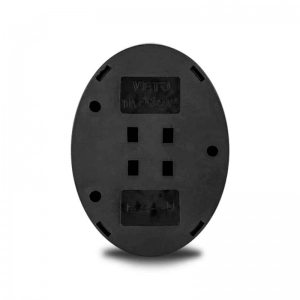 Pulsador de Timbre Simple / Negro