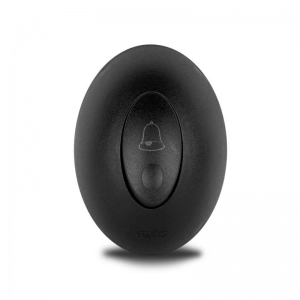 Pulsador de Timbre Simple / Negro