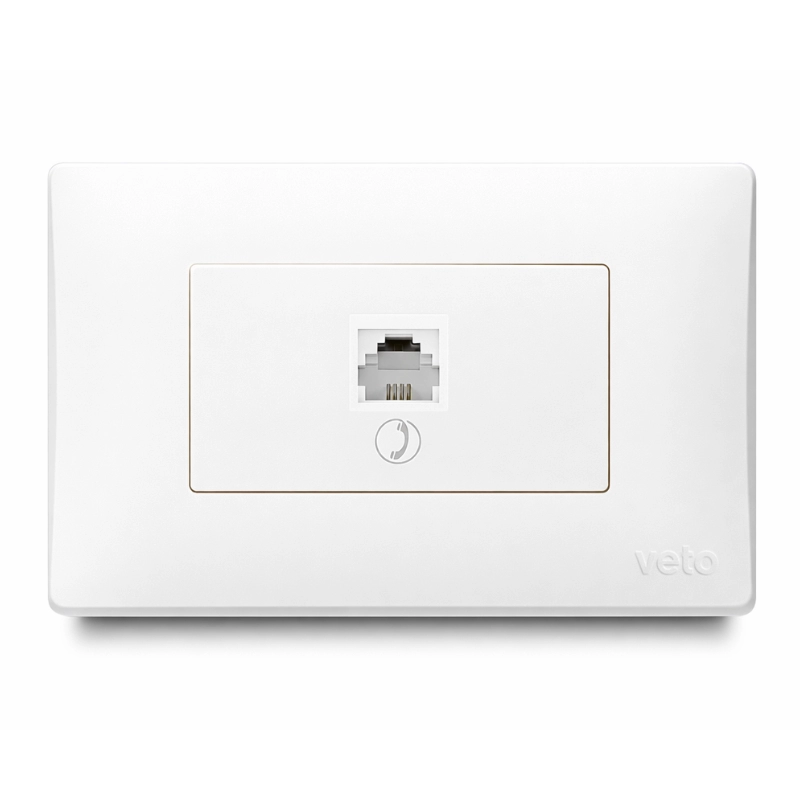 Jack telefono RJ14 simple