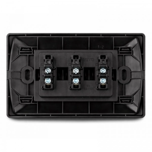 Interruptor triple NO neon balancin ancho