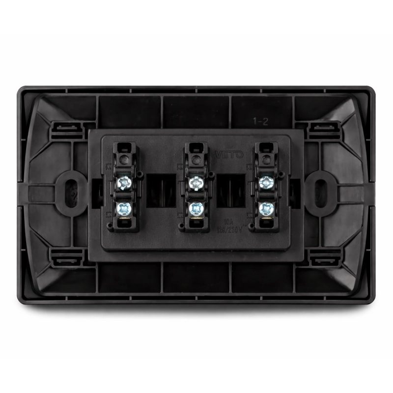 Conmutador triple NO  neon balancin ancho