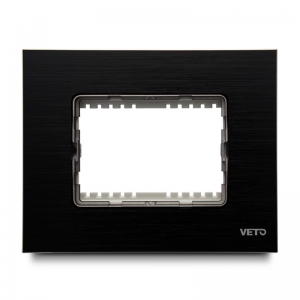 PLACA 3H / Aluminio Negro