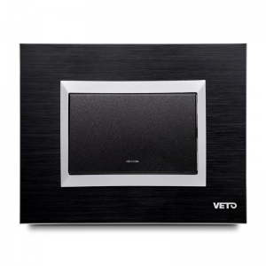 PLACA 3H / Aluminio Negro