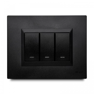 MIXTO 1 JACK TELEFONO RJ25 + 1 COAXIAL / Negro