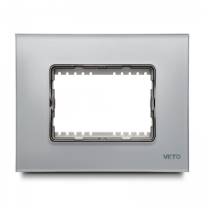 TOMACORRIENTE DOBLE GFCI 15A PLACA VIDRIO