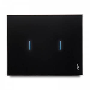 CONMUTADOR INTELIGENTE DOBLE RF (L+N) / Negro