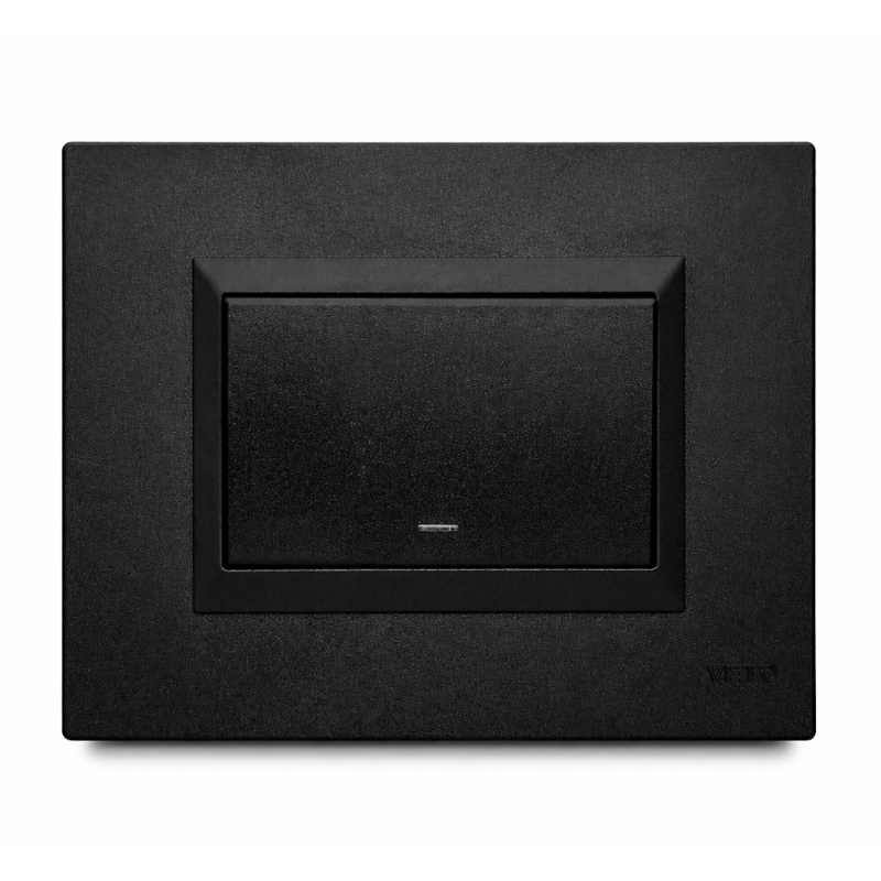 INTERRUPTOR INTELIGENTE SIMPLE c/ BALANCIN - Negro