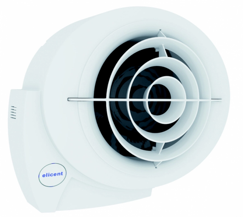 Extractor de Aire para Baños 4” Blanco 110V