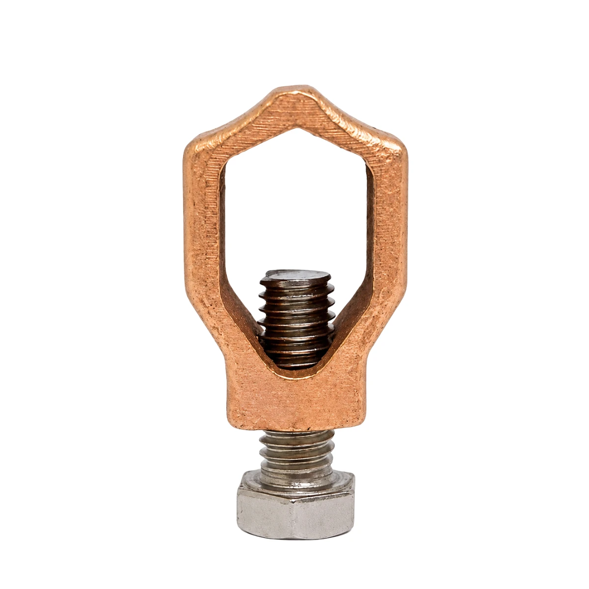 Conector para varilla cobrizada 1/2" económico