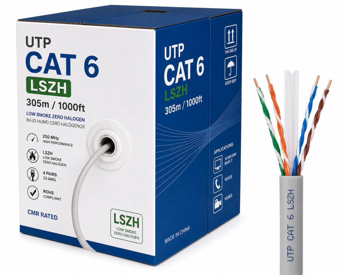 Cable UTP Cat 6 LSZH 305 m