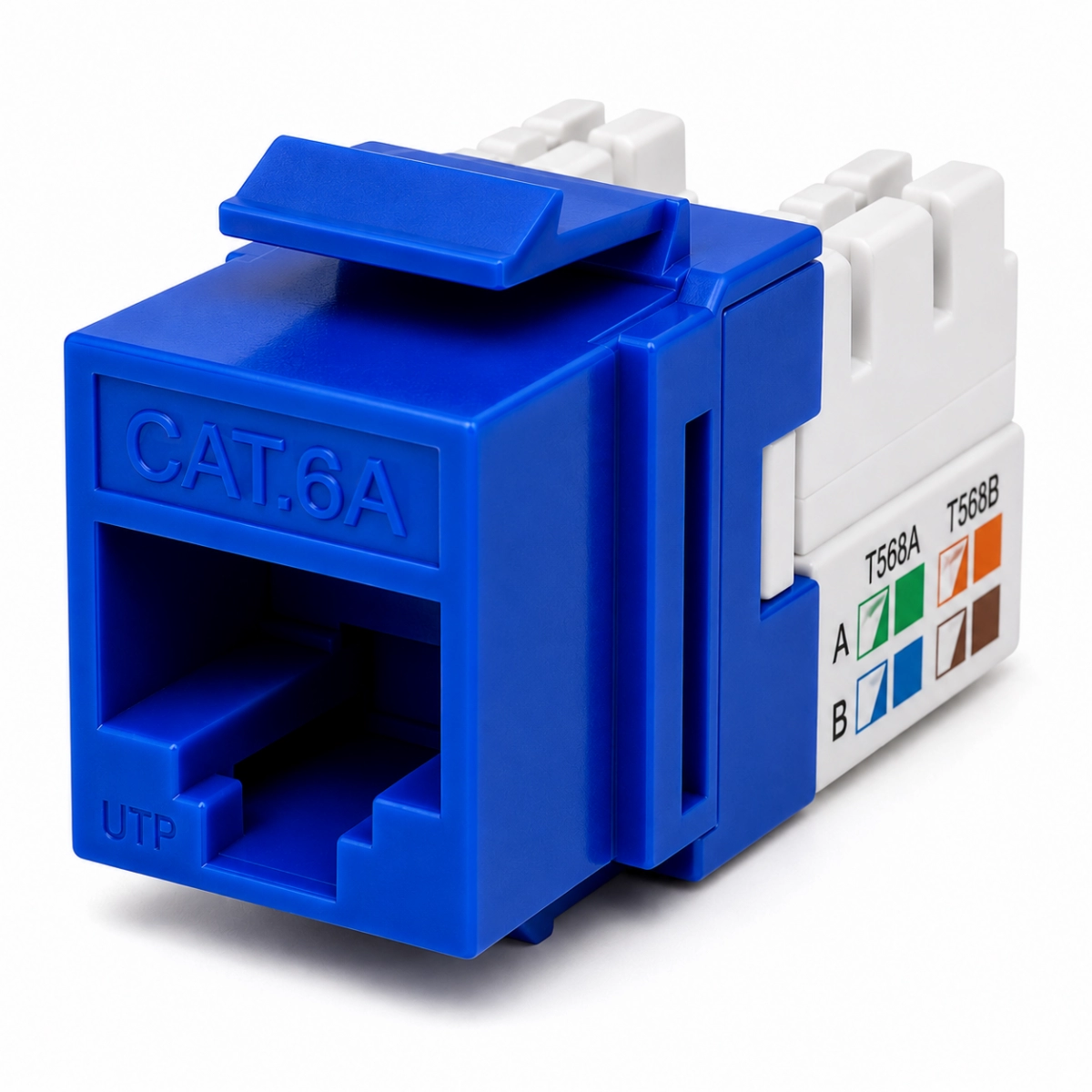 Jack Cat 6A UTP Color Azul