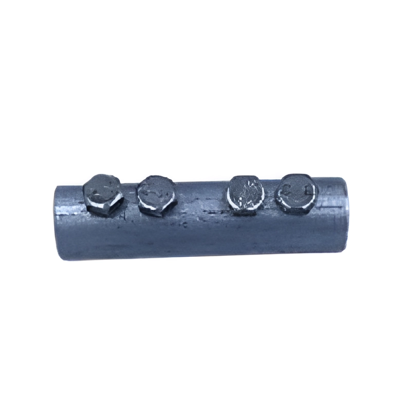 Union Tubo Alambron (Ep) Largo 4 Tornillos Aluminio Fundido