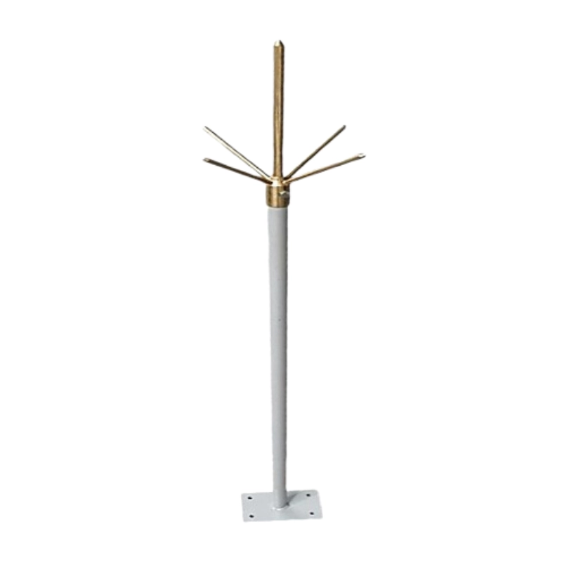 Mastil + Base 100cmX(3/4"-1/2") + Pararrayos