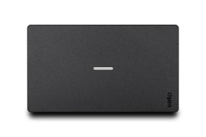 Interruptor Inteligente Simple WiFi L Negro Línea Premium Smart