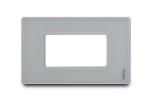 Placa Stilo Vidrio Tomacorriente Blanco Línea Premium
