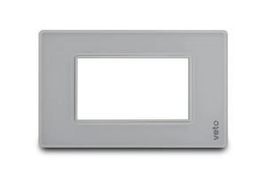 Placa Stilo Vidrio 3H Blanco Línea Premium