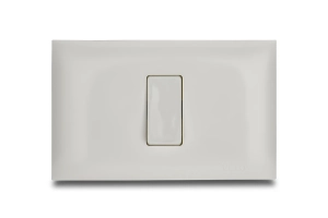 Placa Ciega Blanco Línea Vive