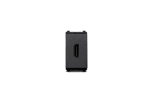 Módulo HDMI Simple Marfil Línea Premium