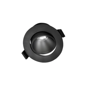 Bala LED de techo dirigible Menkar 7W 6500K negro