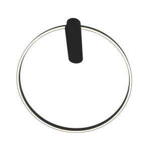 Lámpara LED de sobreponer Azores Cielo 38W 3000K negro