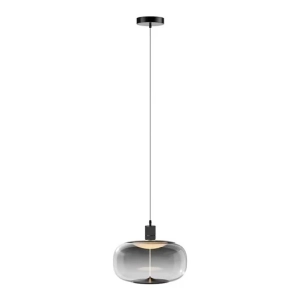 Lámpara LED colgante Fumatura III 12W 3000K humo