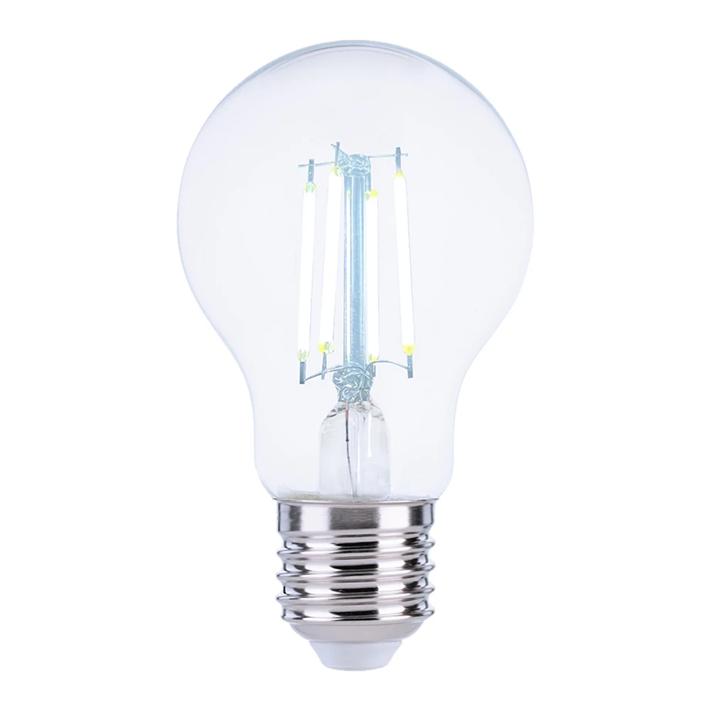 Bombillo LED A19 Clear 6W 6500K cristal