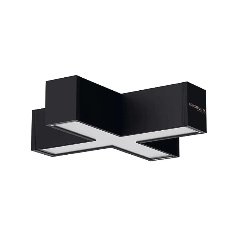 Lampara Tecnolite Lineal En X Vector System Pro 3000K Negro