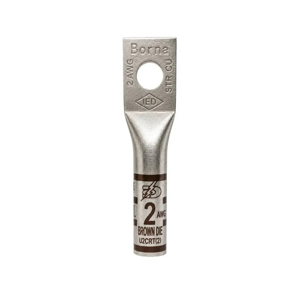 Terminal Barril Largo 2AWG Ojo 5/16"