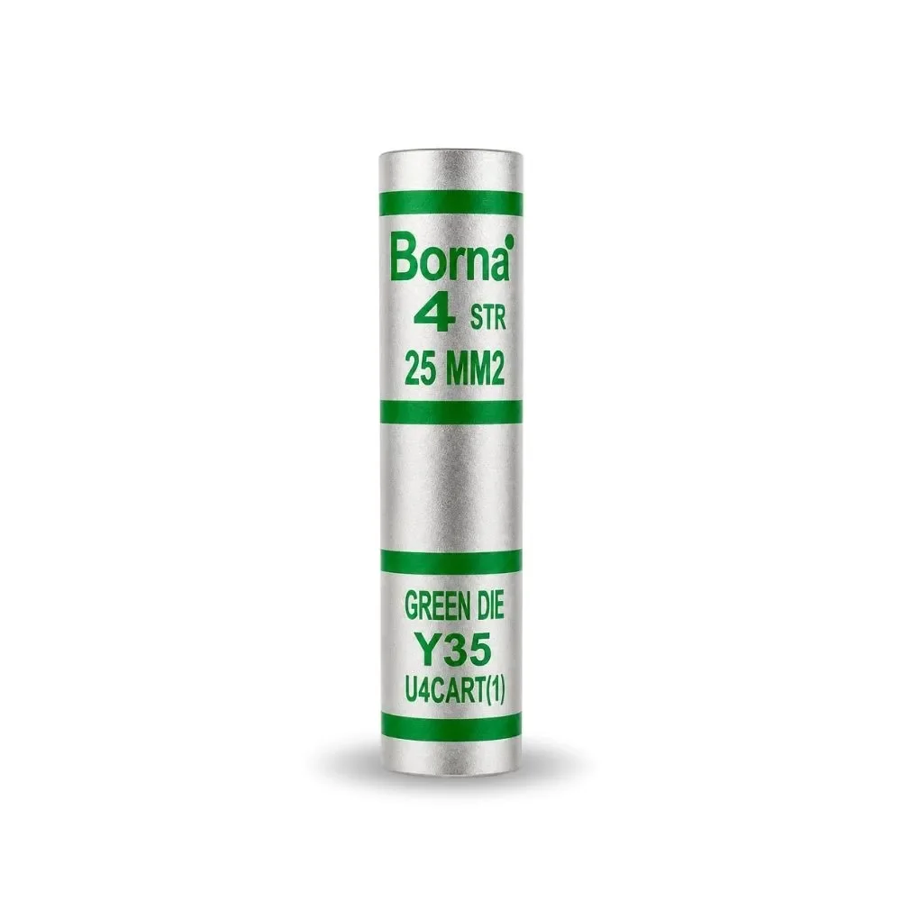 Empalme Tubular De Aluminio 4AWG