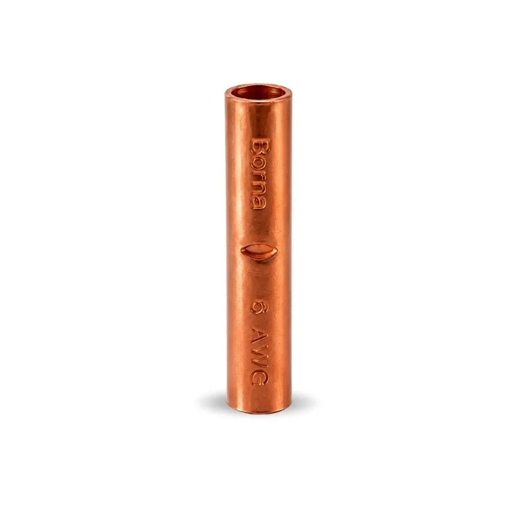 Empalme Tubular Para Ponchar 6AWG Serie E